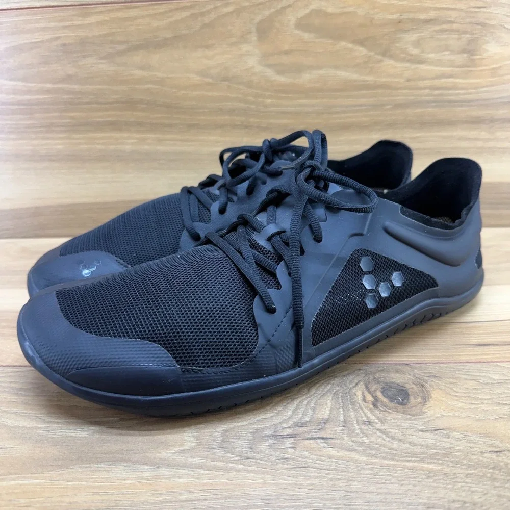 VIVOBAREFOOT Primus Lite III Black Sneakers Mens 11 EU 44 Running Training Walk